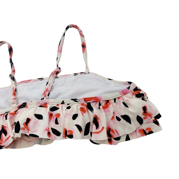 Kate Spade | Bay of Roses Ruffle Two Piece Children’s Swim Suit Size 14 Youth - Picture 7 of 15